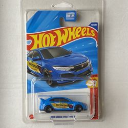 Hot Wheels 2018 Honda Civic Type R Blue Sealed 