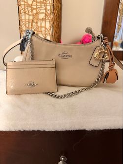 Coach Mini Teri With Charms And Matching Mini Skinny ID Case