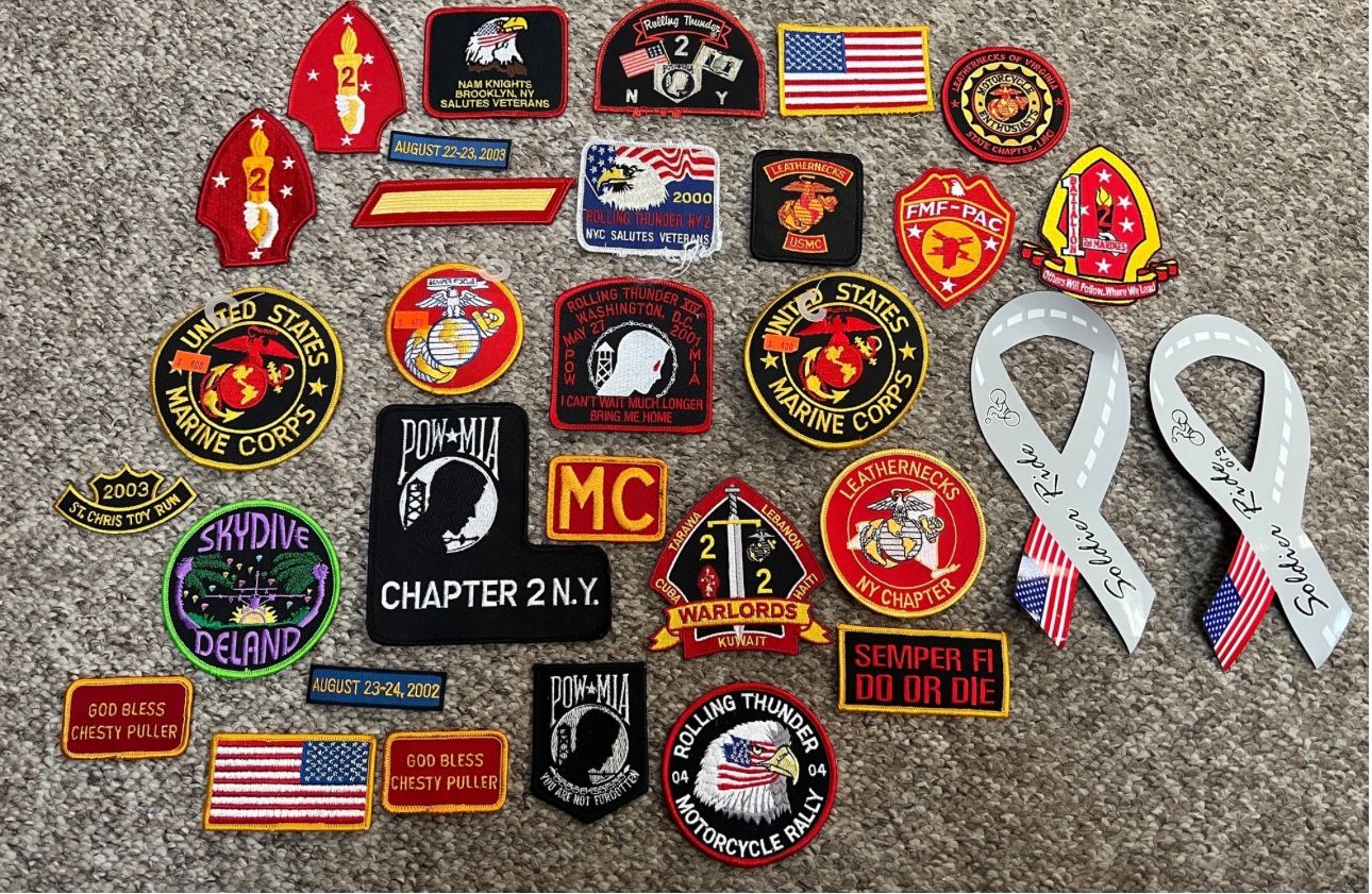 MILITARY THEMED ASSORTED EMBROIDERED PATCHES NEW TOTAL 31 PIECES