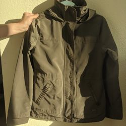 Abercrombie & Fitch women Jacket - Like New, Olive, Size Small 