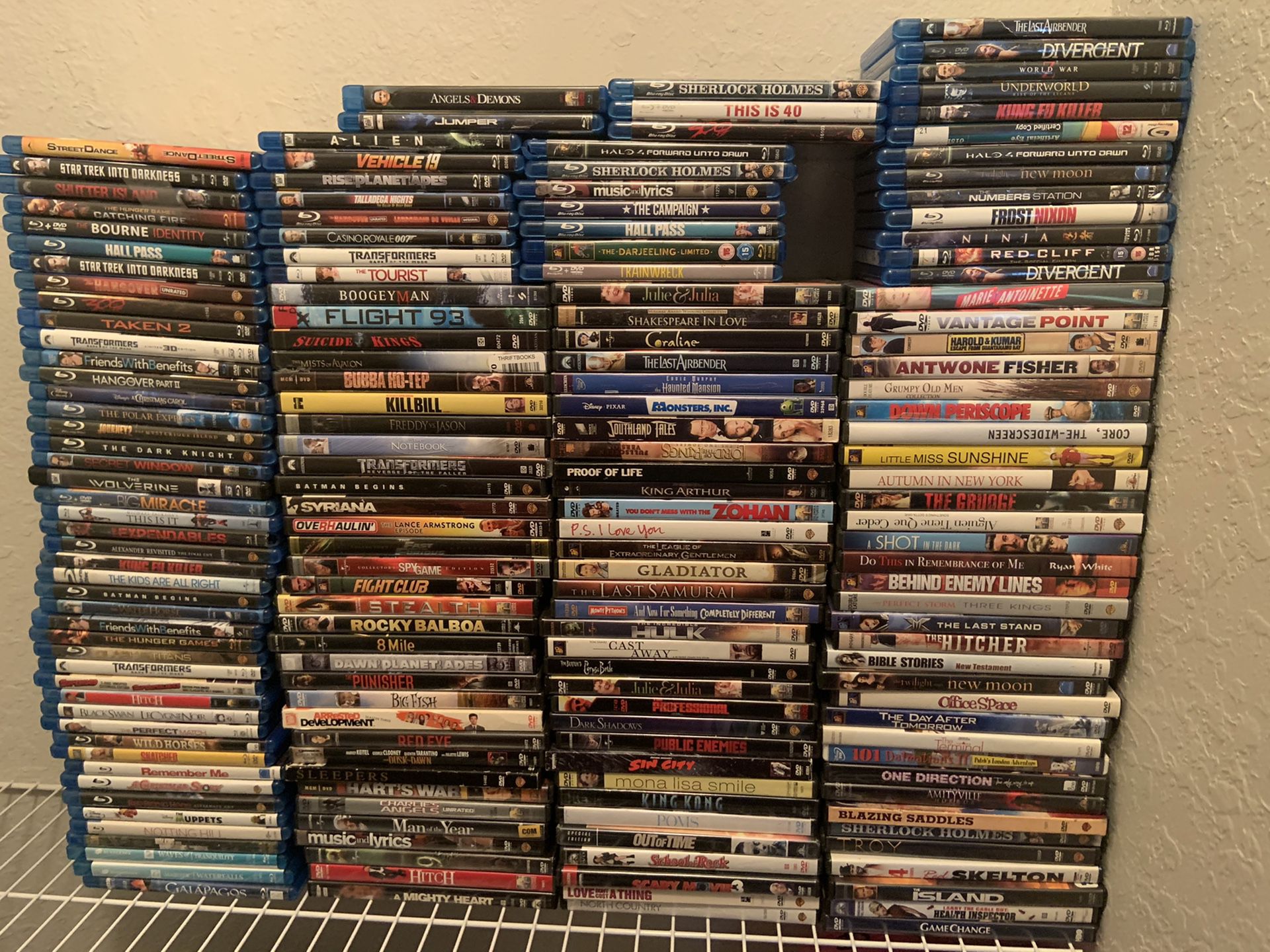 Blu-rays and Dvds