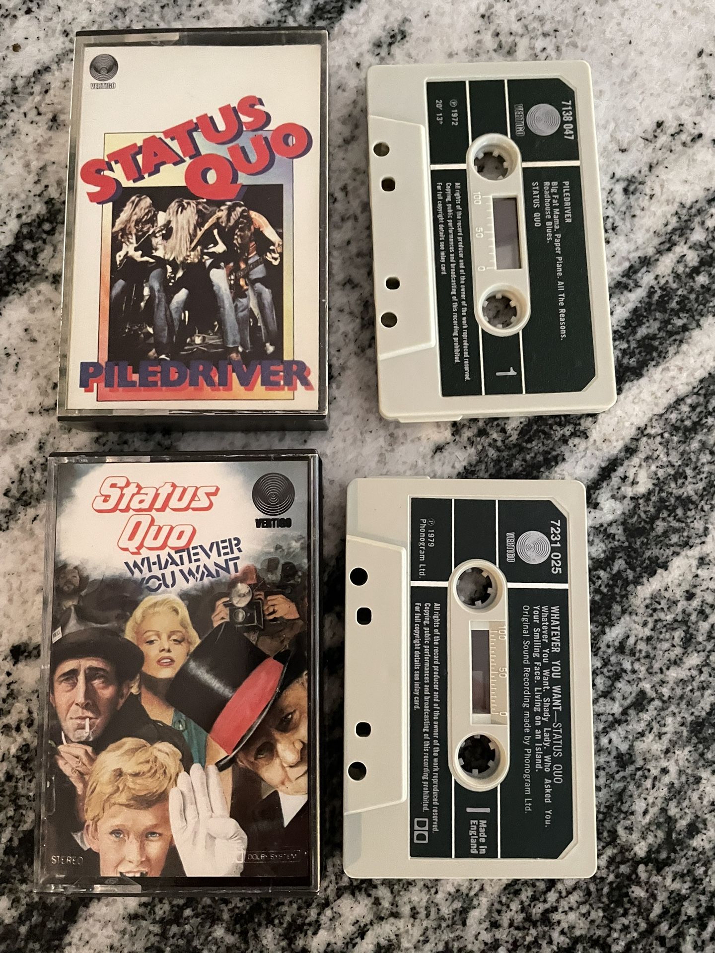 Status Quo Tape Cassettes