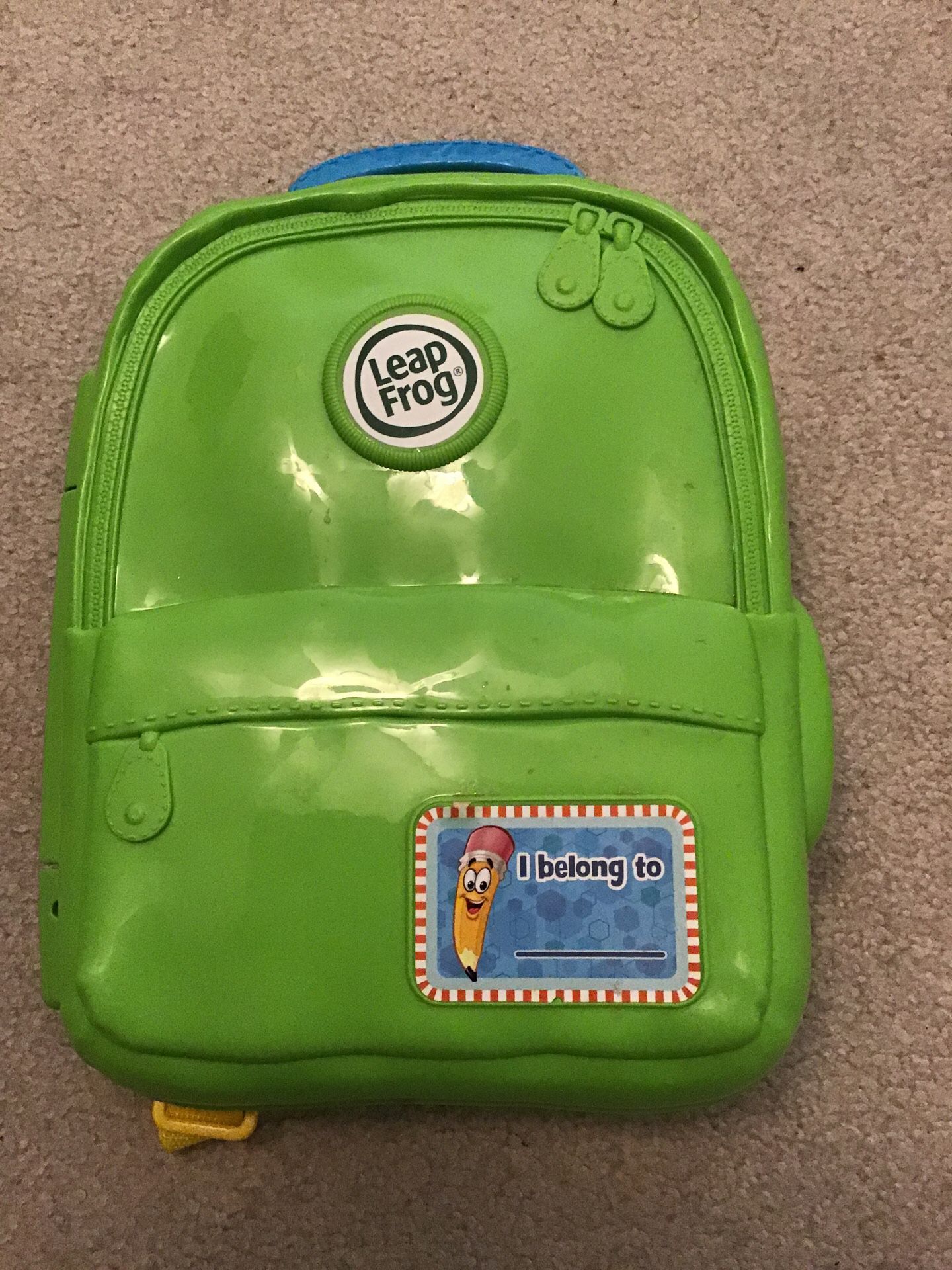 Leap Frog ABC Learn With Me Backpack Alphabet Learning