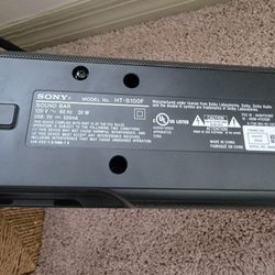 Sony Soundbar Ht-s100f