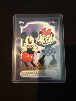 D23 Topps Mickey Minnie card