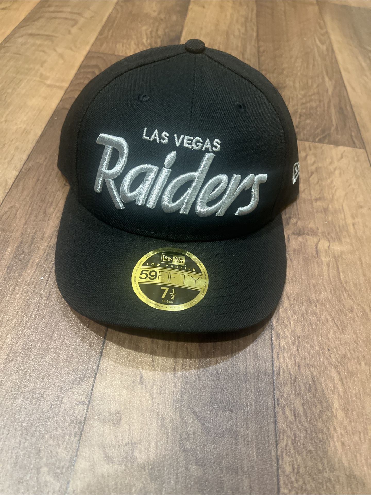 New Era Low Profile Las Vegas Raiders Hat Size 7 1/2