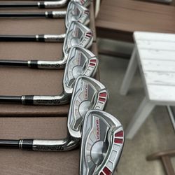 Taylor Made HT Burner Irons 4-pw-A Wedge And Sand Wedge 
