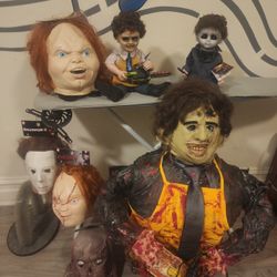 Halloween DECORATION AND COSTUME LOT