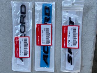 Honda accord emblems