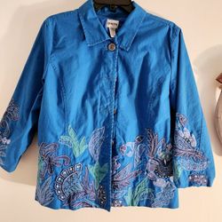 CHICO Jacket /  Shirt / Top / Size 2