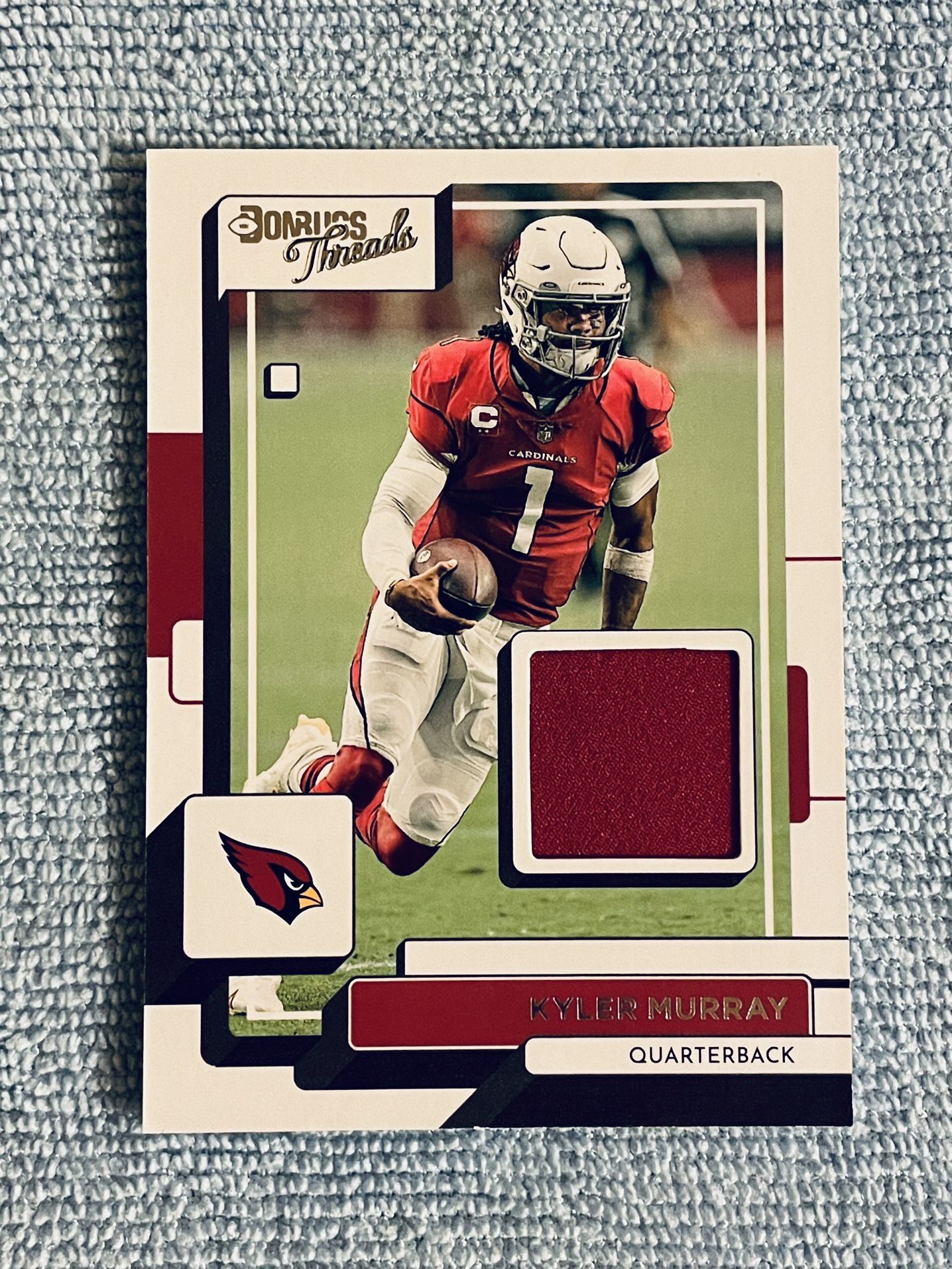 Kyler Murray Arizona Cardinals 2022 Panini Donruss Threads Jersey Patch  Memorabilia! for Sale in Federal Way, WA - OfferUp