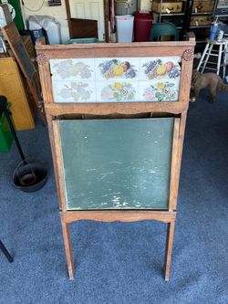 Antique Chautauqua Industrial Art Desk produced by Lewis E. Meyers & Co. around the 1910s to 1920s
