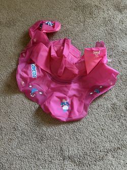 Baby Swimming Float Inflatable Baby Pool Float Ring with Sun Protection Canopy,add Tail no flip Over for Age of 3-36 Months