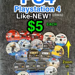 🎮 $5 Like-NEW PlayStation 4 Games • PS4 🎮