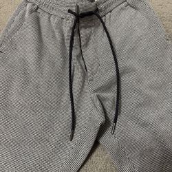 Men Joggers Houndstooth