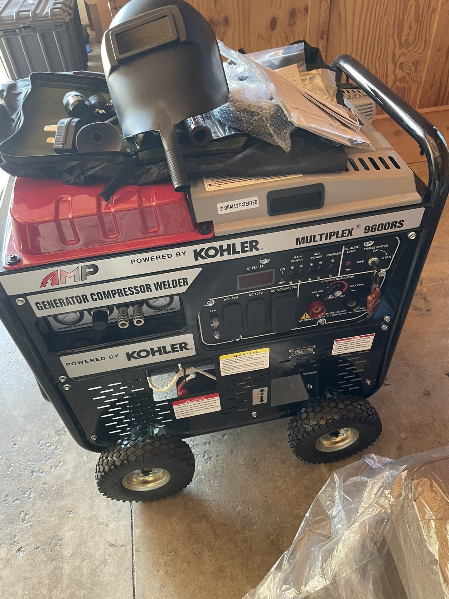 AMP KOHLER Multiplex 9600RS Generator. Compressor. Welder 