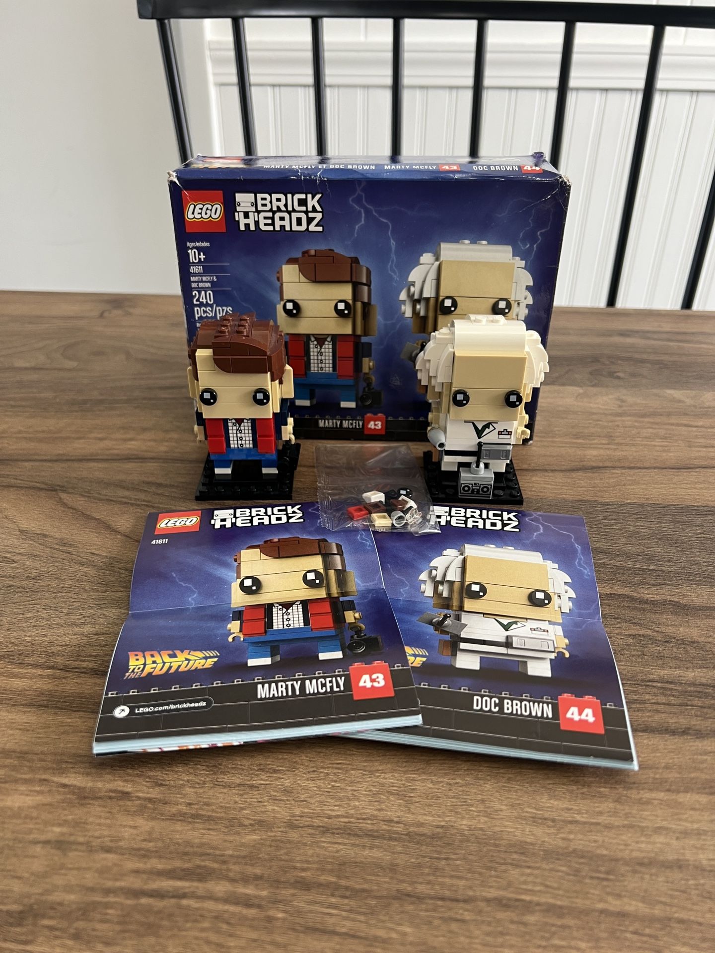 LEGO 41611 Brickheadz Marty McFly and Doc Brown - Retired Product 