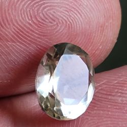 2.30ctw Natural Green Amethyst  (PRASIOLITE) OVAL CUT GEMSTONE 