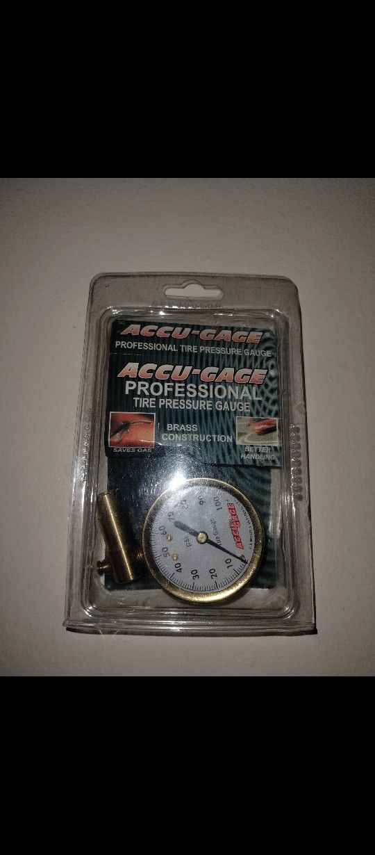 Accu Gage Tire Pressure Gauge