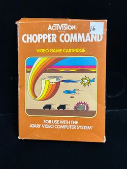 CHOPPER COMMAND - ACTIVISION / ATARI VCS - Complete In Box - UNTESTED - 1982