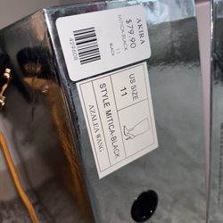 Black Akira azalea wang heels (Size11)