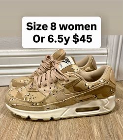 Nike air max camo size 8 women’s or 6.5y