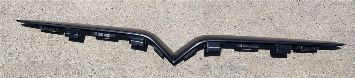2020 2021 2022 2023 2024 TESLA MODEL X FRONT GRILLE MOLDING TRIM GLOSS BLACK