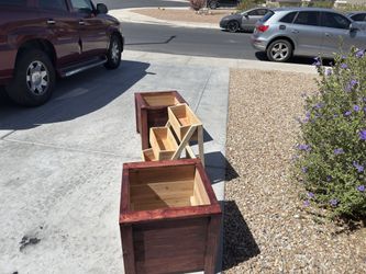 Red Cedar Herb/Flower Planters, Garden
