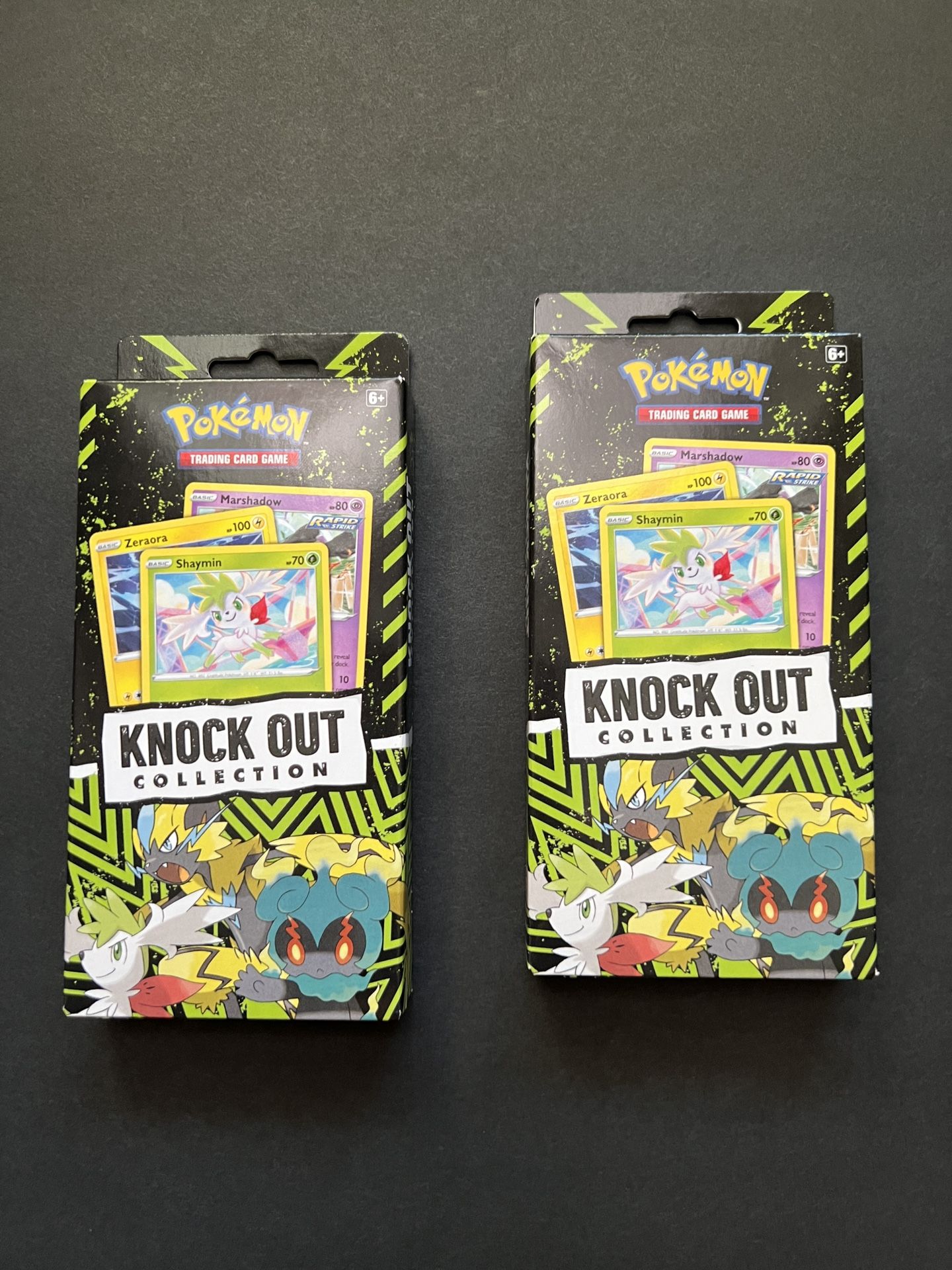 💥 Pokémon TCG: Knock Out Collection (Zeraora, Marshadow, Shaymin) - Set of 2