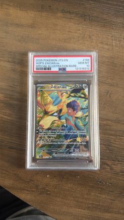 Pokemon Hop’s Zacian Ex SIR PSA 10 Slab