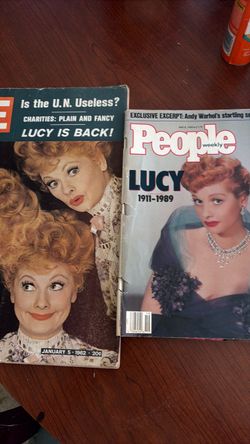 Lucille Ball vintage magazine