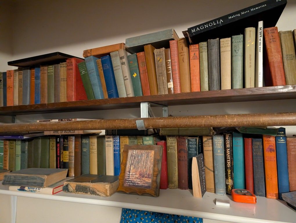 Vintage Antique Random Book Lot For Decor Or Collectors