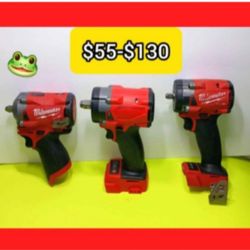 Milwaukee Impact Wrench driver tools batteries chargers compressor