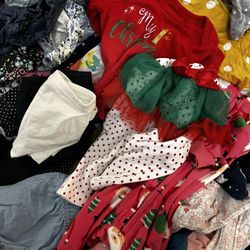 Huge Lot of Baby Girls Clothes/Shoes- Over 180+ Pieces 