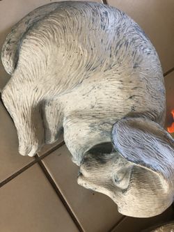 Dog statue