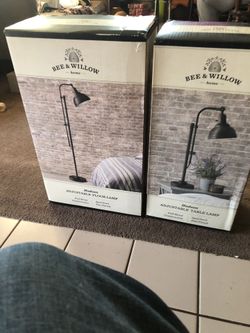 Bee & willow home Hudson floor lamp and table lamp New in box!!! 