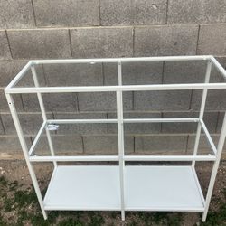 IKEA Vittsjo  Glass Shelving Uni