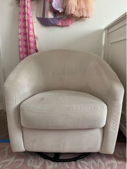 Swivel Barrel Rocking Chair