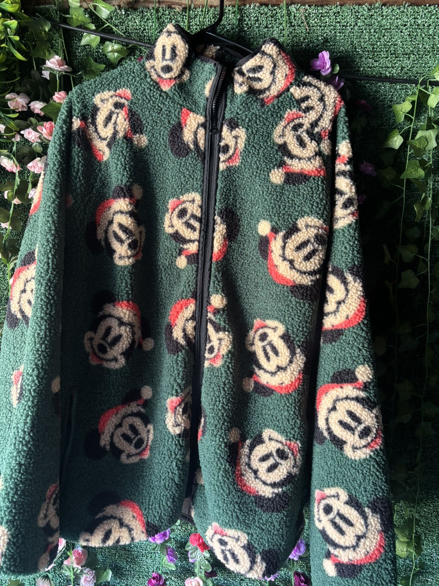 Disney Mickey Christmas Fleece Jacket 2024 Sold Out XL