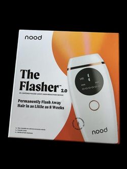 Nood Flasher 2.0 IPL Laser Hair Removal Device for Women & Men Pain-free 