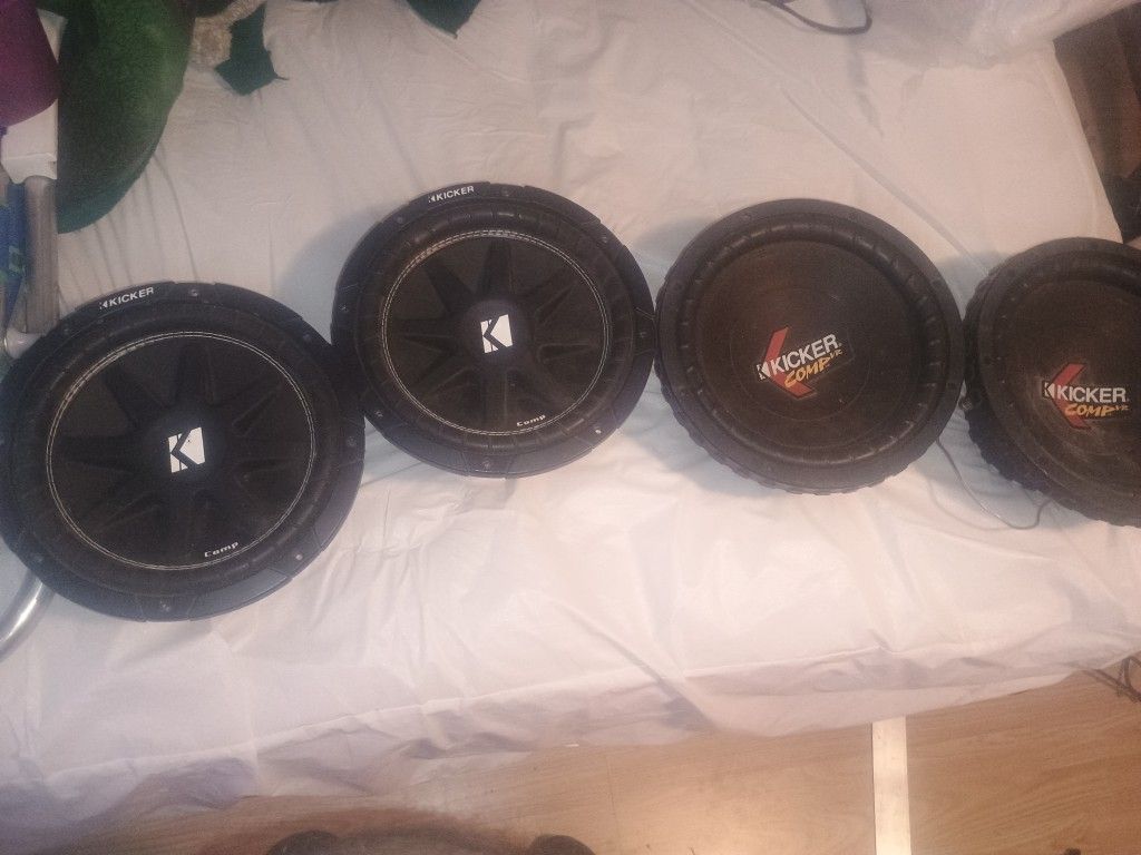 4 10 Inch Kicker Speakers