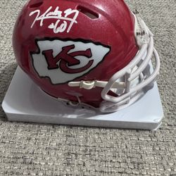 Hunter Nourzad Signed Autograph Mini Helmet - Beckett Coa - Kansas City Chiefs