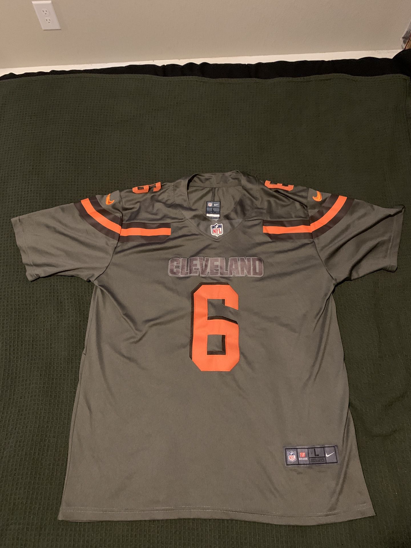 Cleveland Browns #6 Grey NFL Jersey Stitched!!