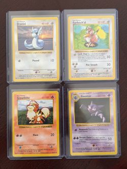 🔥 Pokémon Base Set Shadowless Lot 🔥LOT #2