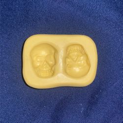 Small Skeleton Skull Chocolate Silicone Mold