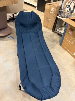 Reduce Blue Cot- Head Rest Hard to Adjust