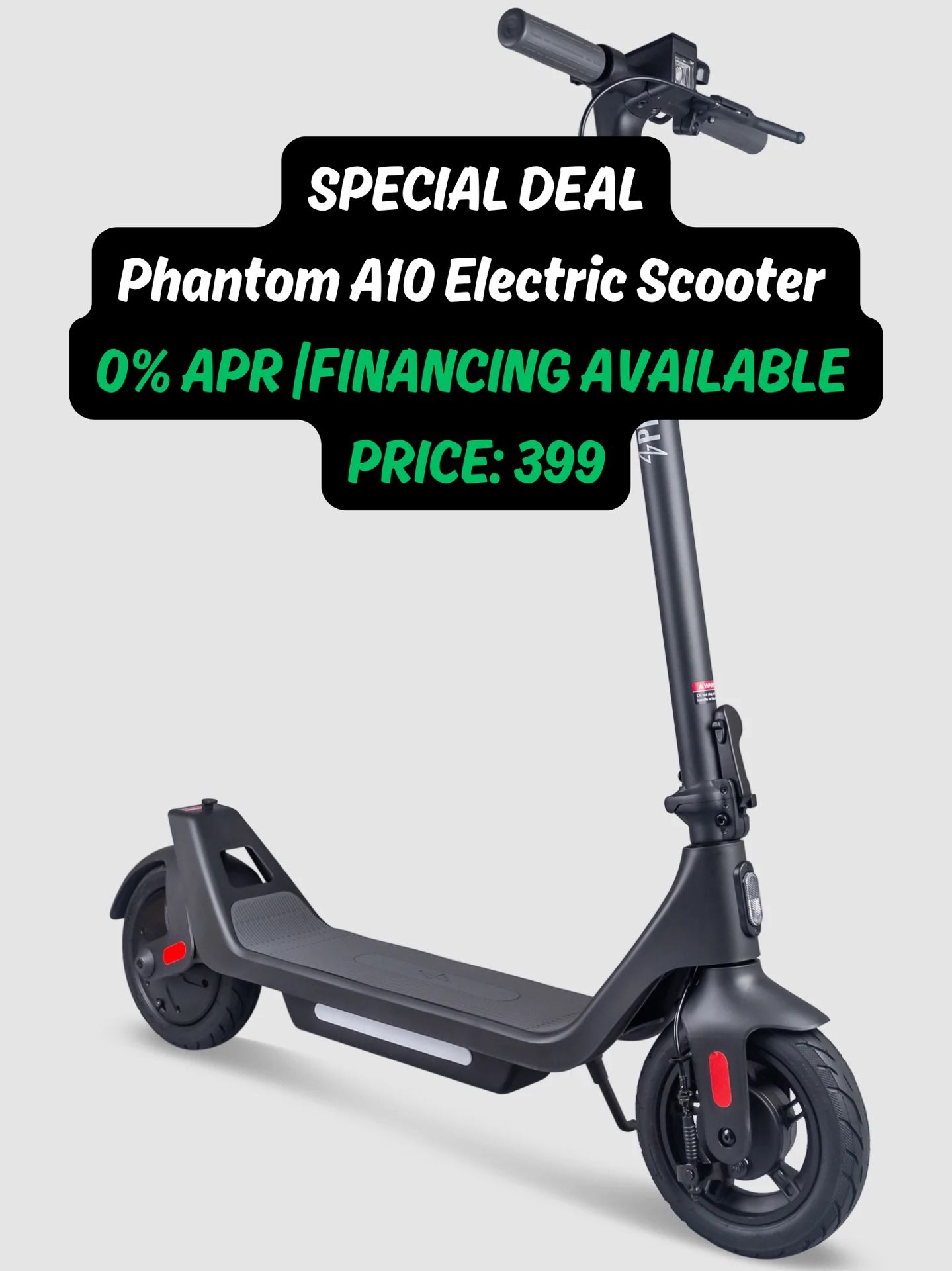 Electric Scooter Phantom A10 Foldable
