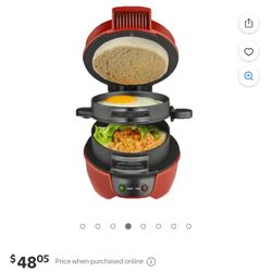 Burger machine in gray 