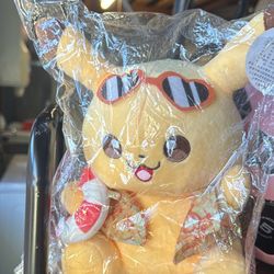 Pool party pikachu plush