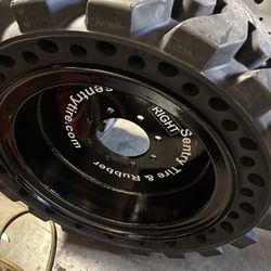 4 solid tires Bobcat tire 12-16.5  $2500